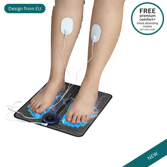 EMS Foot Massager Pad Relief Pain Relax Feet Acupoints Massage Electric Muscle Stimulation Improve Blood Circulation Relax Feet