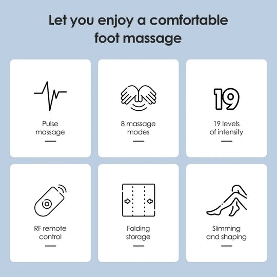EMS Foot Massager Pad Relief Pain Relax Feet Acupoints Massage Electric Muscle Stimulation Improve Blood Circulation Relax Feet