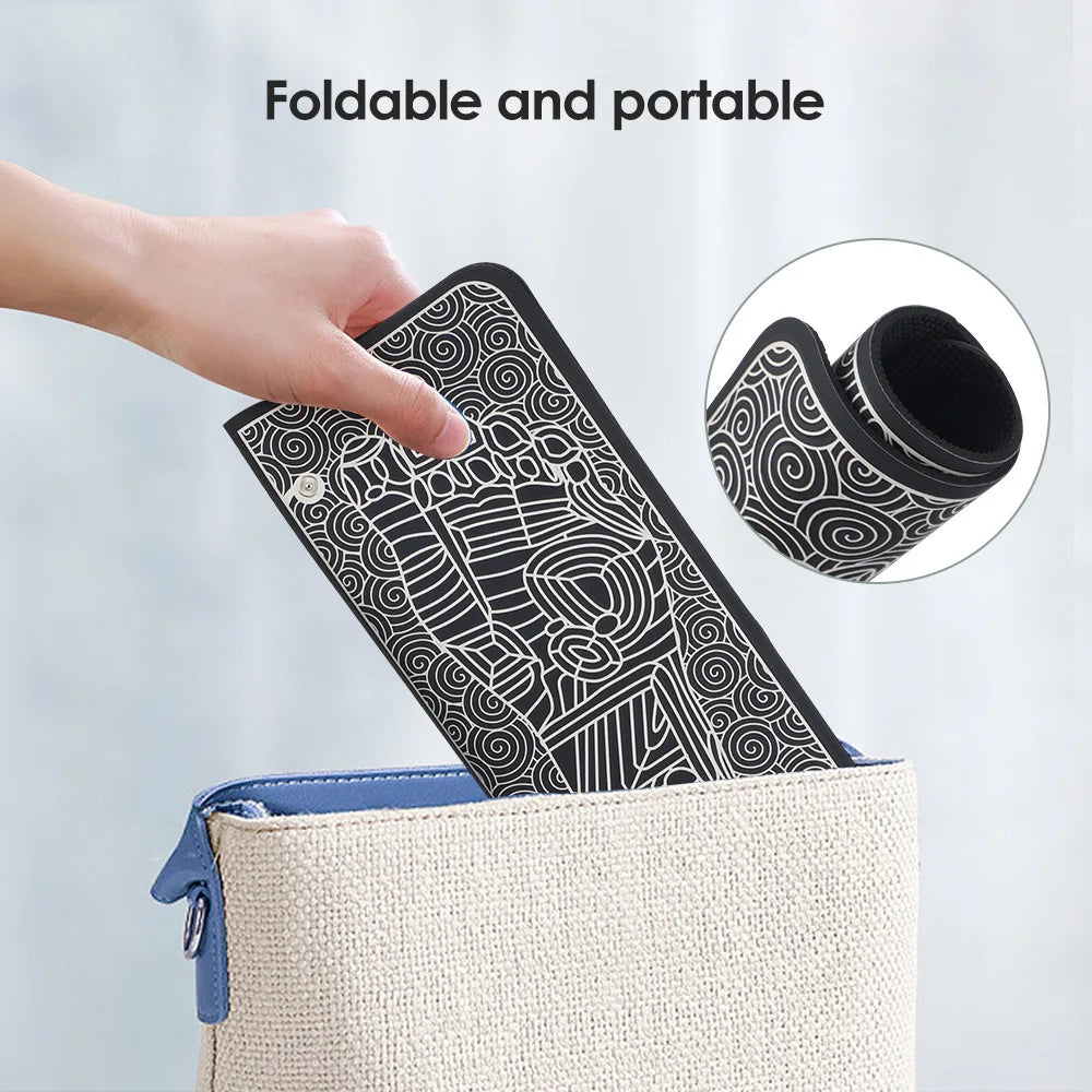 EMS Foot Massager Pad Relief Pain Relax Feet Acupoints Massage Electric Muscle Stimulation Improve Blood Circulation Relax Feet